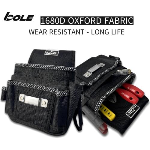 DR Professional Electrician Tool Bag Screws Nails Drill Bits Storage Bag Hand Repair Tools Holder Multifunction Bags