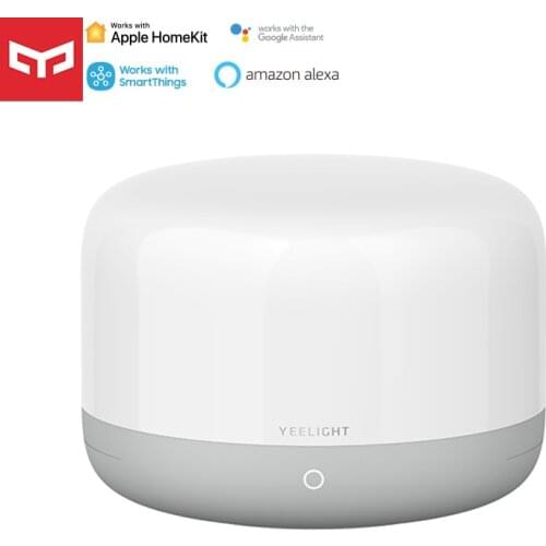Yeelight Smart LED Bedside Lamp D2 Colorful Night Light Table Lamp Soft Bright APP Voice Smart Control for Apple Homekit & Mijia