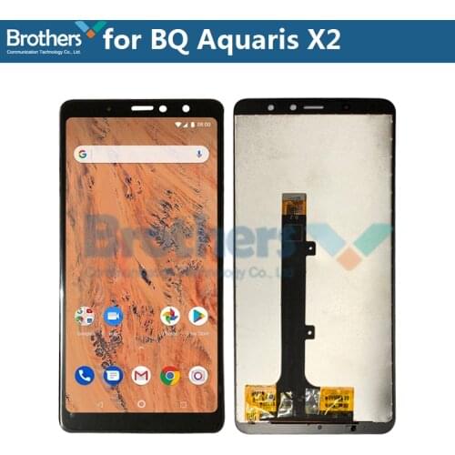 For BQ Aquaris X2 LCD Display Touch Screen Digitizer for BQ Aquaris X2 LCD Assembly LCD Screen Phone Replacement Tested Working
