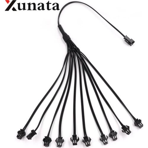 2Pin jst Splitter Connector for One Inverter Connect Male to Female Connector Splitter Adapter Cable for LED Strips Pack