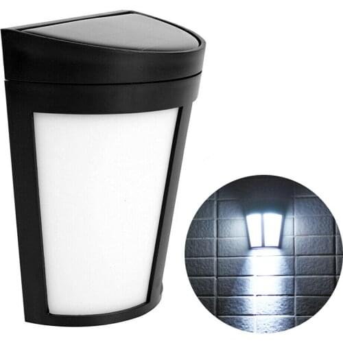 6 LEDS Solar Rechargeable LED Solar Light IP65 Waterproof Eco-friendly Outdoor Landscape Spotlight Garden Sensor Wall Lamp