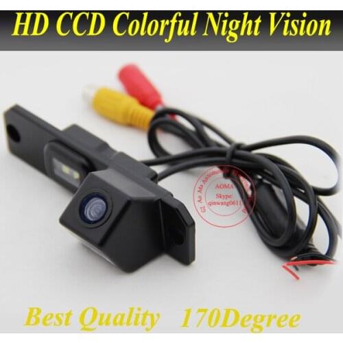 New Free shipping Wired for VW Lavida Car reverse Camera 170 degree Night vision HD CCD rear view back up Security waterproof