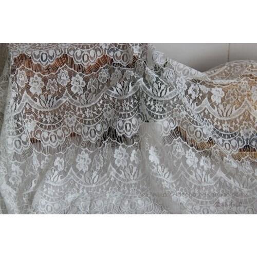 Free Shipping Gauze Eyelashes Lace Fabric,Wedding Dress Fabric,150CM Width,XERY0214