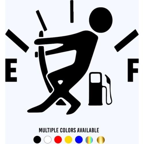 CK20123# funny refueling vinyl car sticker waterproof car decal stickers on car truck bumper rear window