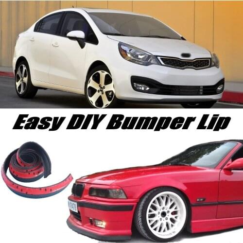 Bumper Lip Deflector For KIA K2 Rio Pride Xcite Cinco RX-V Stylus Front Spoiler Skirt For Tuning Strip