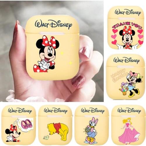 Disney Minnie Mouse Love Silicone Case For Apple Airpods 1/2 Cover Protective Earphone Case Headphones Cases Protective For Appl