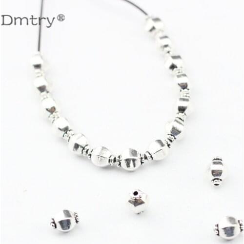 Dmtry 20pcs/lot New Antique Silver Beads For Jewelry Making Necklace Bracelet Spacers Beads Accessories DIY Jewelry Parts LC0171