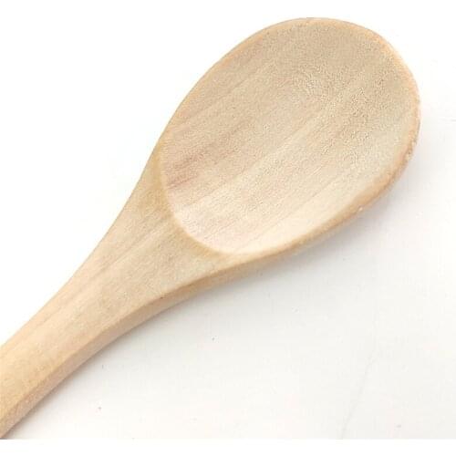 Eco-Friendly Organic bamboo Wood Cutlery Natural Bamboo Spoon Wood Spoon for Wood shell bowl Bamboo Spoon Cutlery