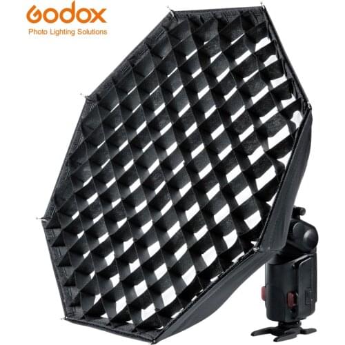 Godox AD-S7 Multifunctional Soft Box Octagonal Honeycomb Grid Umbrella Softbox for WITSTRO Flash Speedlite AD180 AD360 AD200