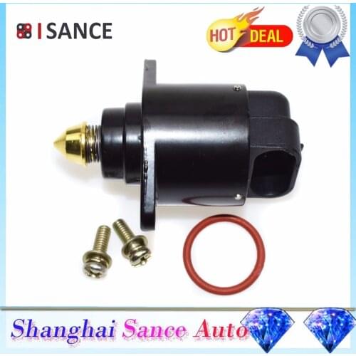 ISANCE Idle Air Control Valve IAC IACV 826548 17108187 For Opel Vauxhall Astra F G Combo Corsa A B Tigra Vectra B Zafira 1992-05