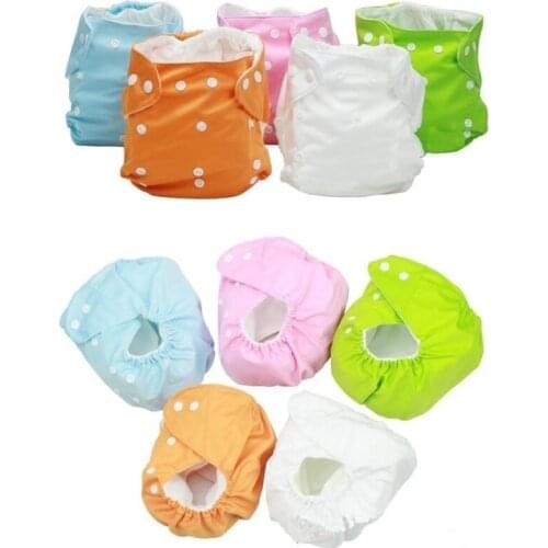 Hooyi Newborn Reusable Nappies Baby washable Diaper Children Training Pants Infant Underpant Adjustable Panties No Insert