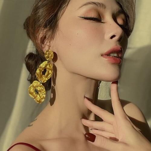 Fashion Vintage Women Dangle Earrings Geometric Earrings Jewelry Accessories