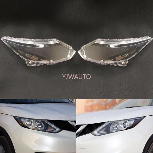 Headlamp Lens For Nissan Qashqai 2015 2016 2017 Headlight Cover Car Replacement Auto Shell