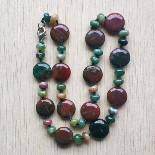 2019 new fashion good quality natural india onyx round and abacus shape beads for DIY necklace jewelry free shipping