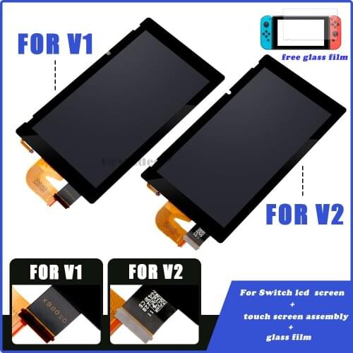 New Arrivel for Nintendo Switch Original LCD Display Screen NS Console Lcd with Touch Screen Full Assembly +Glass Film