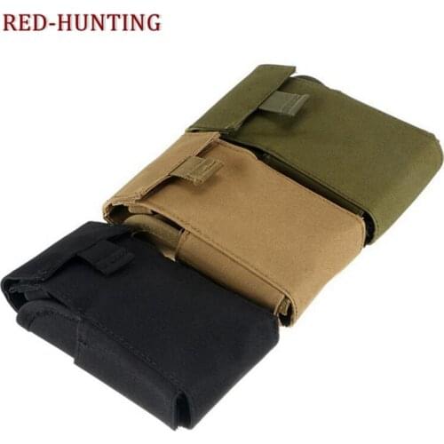 Hunting Accessories Tactical Ammo Bags MOLLE 25 Rounds 12GA 12 Gauge Ammo Shells Shotgun Reload Magazine Pouches Black Green Mud