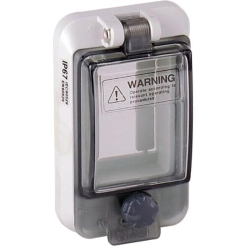 12/13/16/16/18/2/3/4/5/6/8Ways Circuit Breaker Transparent IP67 Waterproof Box Shield Switch Observation Window Protect M7DA