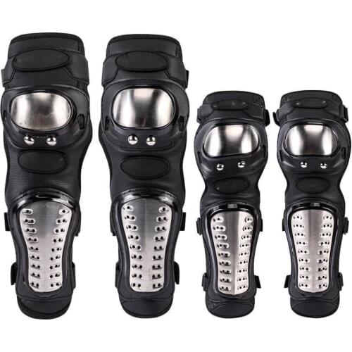 Roilleras Moto Sulite Stainless Steel Knees And Elbows To Protect Cross-country Bike Racer Protection Sports Equipment GT-341