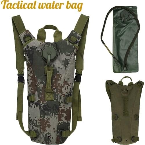 3L Tactical Water Hydration Backpack Cycling Pack Sport Knapsack Outdoor Running Cycling Camping Rucksack Drinking System