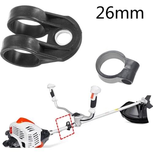 Universal Trimmer Plastic Brushcutter Harness Hook Clip Bracket Black For 26mm Shaft Garden Lawn Mower Ring Kit