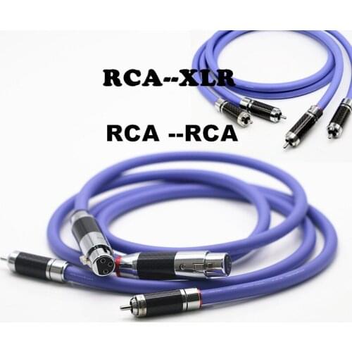 FURUTECH FA-αS22 OCC fever RCA balanced signal line power amplifier front and rear XLR balanced line