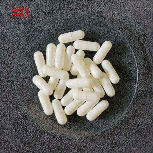 0# 10000pcs High Quality White Empty Hard Gelatin Capsules,Portable 0 Size Hollow Gelatin Capsules ,Joined or Separated Capsules