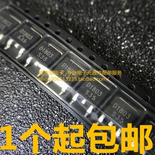 100% New Original Hot Sales 5pcs/lot D1803 2SD1803 NPN 2SD1803 TO-252 5A 50V