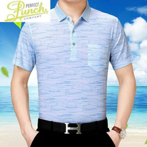 100%Silk Sleeve Men Short Summer Shirt Menswear 2021 Polo Shirts Brand High Quality Polos Para Hombre 81117 KJ1970