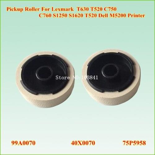 2PC Pickup Roller 40x0070 99A0070 40X4308 for Lexmark T610 T614 T520 T620 T622 T630 T632 T634 T640 T642 T64 C750 C760 C770 C780