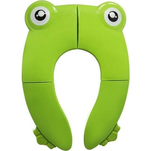 Drop Ship. Foldable Potty Toilet Training Seat Portable Travel Toddler Toilet Seat with Carry Bag Prevent Germs Spread