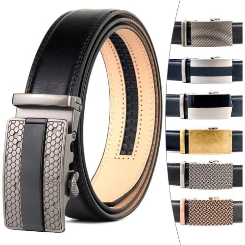 9 Styles Mens Designer Belts Black Fashion Jeans Waist Strap Automatic Buckle genuine leather Belt Ratchet luxury Brand BA-E501