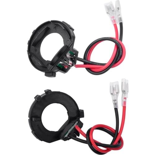 YUNPICAR H7 LED Headlight Bulb Adapter Retainers Holder Socket Fit VW Golf 5 7 MK7 Jetta (Pack of 2)