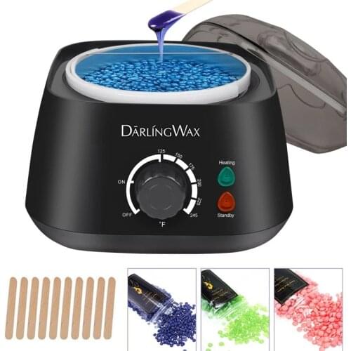 500CC Wax Heater Hair Removal Machine Set Warmer Wax-melt Waxing Kit Wax Beans Bead Heating Machine Paraffin Depilatory Epilator