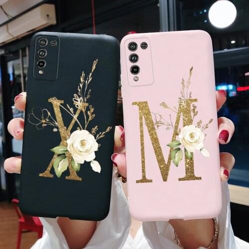For Honor 10X Lite Case Silicone Letter Fundas Cover Phone Case For Huawei Honor 10X Lite Cases on For Honor 10X Lite Back Cover