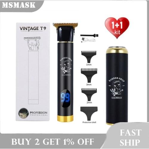 Electric Clipper Mower + Portable Shaver Professional Barber Hair Cutter Beard Shaving Machine for Men Rechargeable Razor Shaver