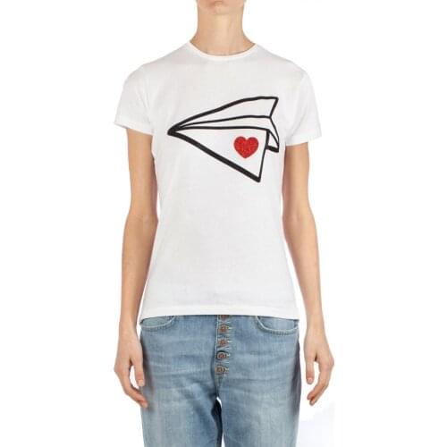 Narcissus T-shirt women NAR DG410 t T-shirt little heart black/red