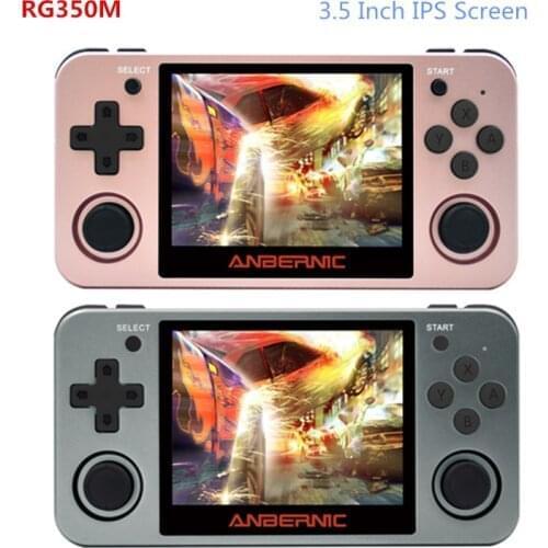 Ipega RG350M Retro Handheld Game Console Player Aluminum Alloy Shell 64Bit 3.5" 640*480 IPS Screen Play PS1 2500+ Video Games