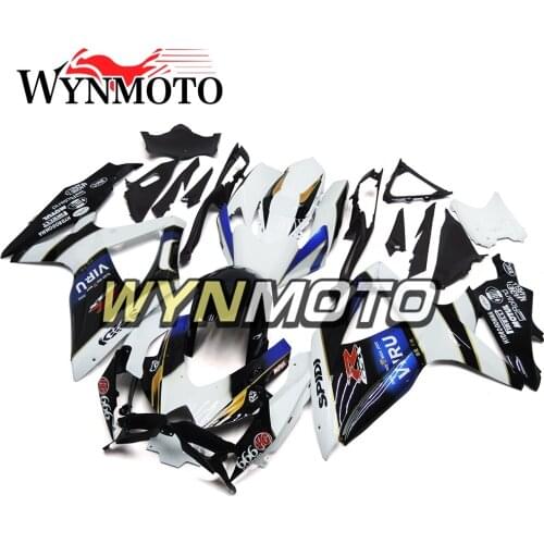 Complete Fairings Kit For GSXR600 750 2008-2010 08 09 10 K8 Injection ABS Plastics Black Blue Bodywork Fairings Kit Frames Cover