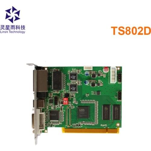 Linsn TS802D control system Sending card support ts852 sending box for led screen module display