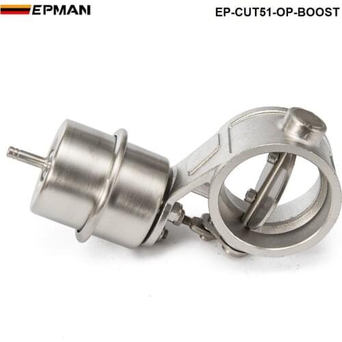NEW Boost Activated Exhaust Cutout / Dump 51MM OPEN Style Pressure: about 1 BAR For BMW E39 5-Series EP-CUT51-OP-BOOST