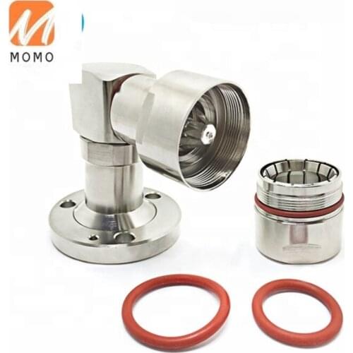 Right angle RA shape 90 degree 7/8 eia RF connector terminal electrical coaxial 7/8" eia flange connector for 7/8 cable or LDF5