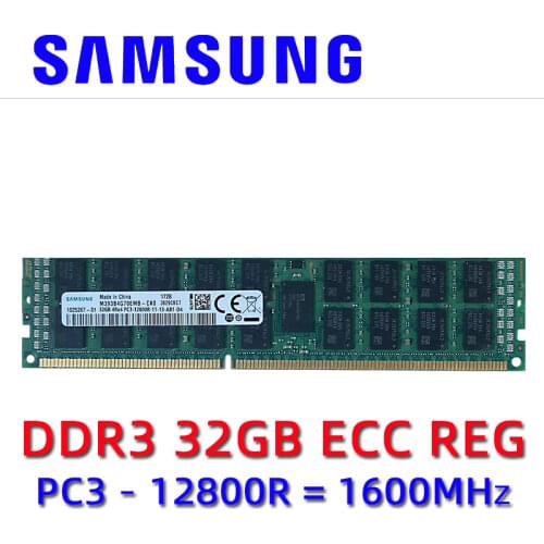 Samsung DDR3 4GB 8GB 16GB 32GB ecc reg server memory 1333 1600 1866MHz DIMM RAM supports X79 LGA 2011 motherboard 14900 12800