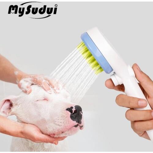 Pet Dog Cat Dog Bath Shower Tool Brush Cleaning Wash Bath Sprayer Massager Shampoo Grooming Tool Outdoor Pet Supplies Chuveiro