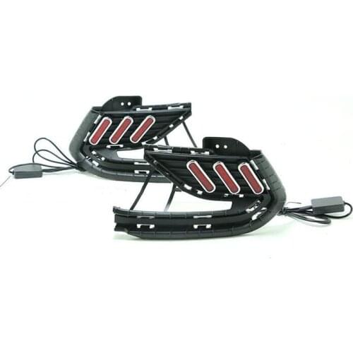 Osmrk LED warning light + brake light + turn signal rear bumper light reflector for Hyundai Mistra 2017-2018