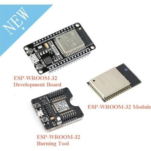 ESP32 Development Board ESP32-WROOM-32 ESP-32 Burning Fixture Tool ESP32S ESP-32S Module Bluetooth and WIFI Dual Core CPU
