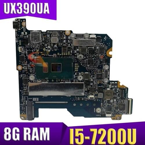 UX390UA Laptop motherboard for ASUS ZenBook UX390UAK UX390UA UX390U original mainboard 8GB-RAM I5-7200U CPU