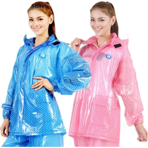 Motorcycle Raincoat Suit Waterproof Rain Coat Women Transparent Electric Riding Car Battery Pink Plastic Suit Capa De Chuva Gift