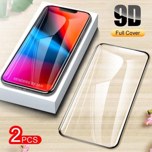 2Pcs HD Full Cover Tempered Glass For iPhone 13 Pro Max Phone Screen Protector Glasses Film For APPLE 12 XS SE XR X 8 7 6 Mini