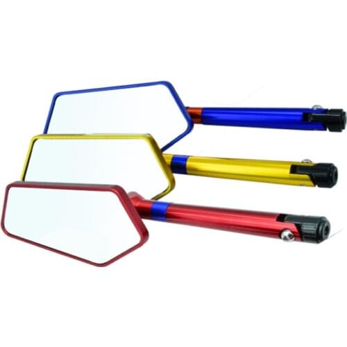 1 Pair Universal Motorcycle CNC Aluminium alloy Rear View Rearview Mirrors Side Mirror For Honda Husaberg Kawasaki Suzuki Yamaha