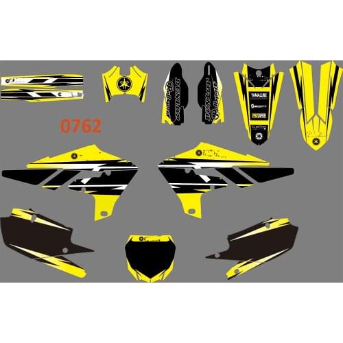0762 Motorcycle Team Graphic & Backgrounds Decal Stiker Kits for YAMAHA YZ250F 2019 2020 2021